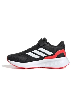Sneakers nere con suola rossa e chiusura a strappo Adidas Runfalcon 5 EL C