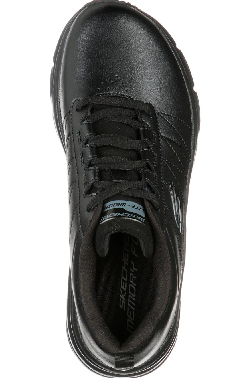 Sneakers Nere con Tomaia in Pelle Skechers Fashion Fit - Effortless