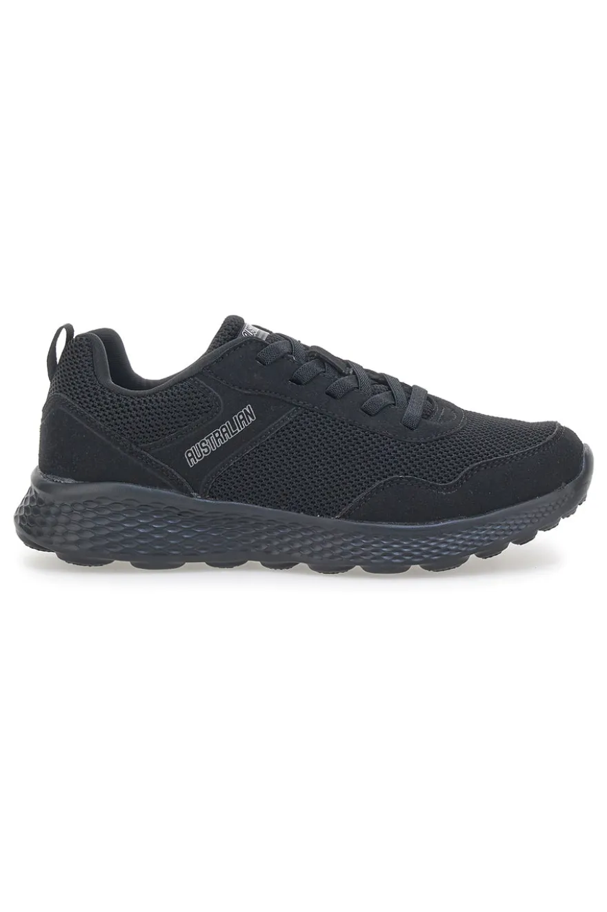 Sneakers Nere Con Tomaia in Mesh e Effetto Memory AUSTRALIAN AU25M505