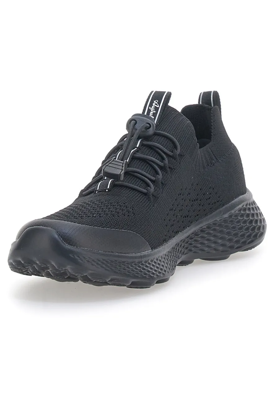 Sneakers Nere con Tomaia in Mesh e Chiusura Elastica AUSTRALIAN AU25W107