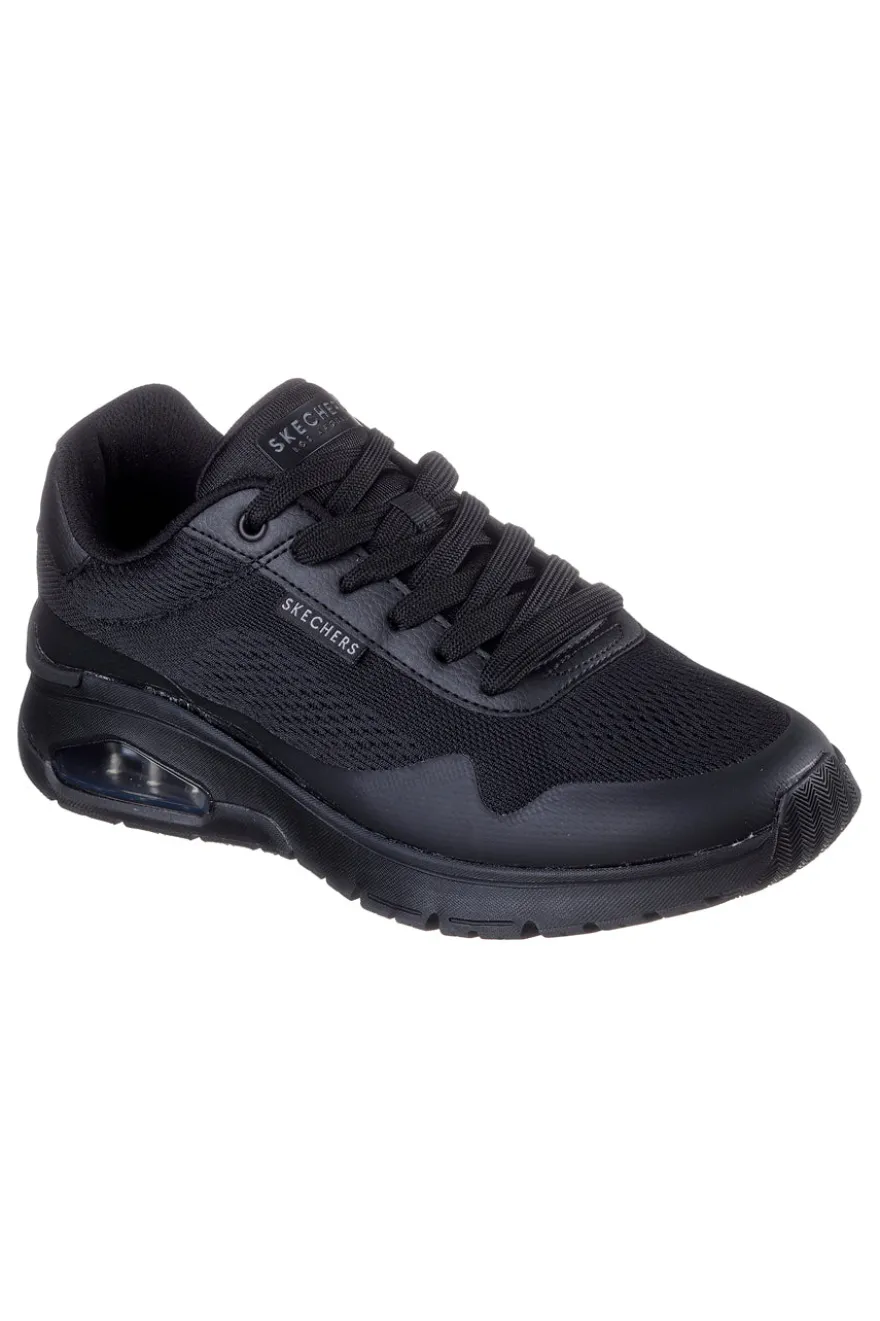 Sneakers Nere con Tomaia in Mesh SKECHERS UNO FLEX SPRING ON AIR