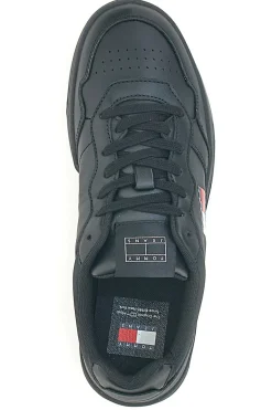Sneakers Nere Con Tomaia In Pelle TOMMY JEANS CUPSOLE