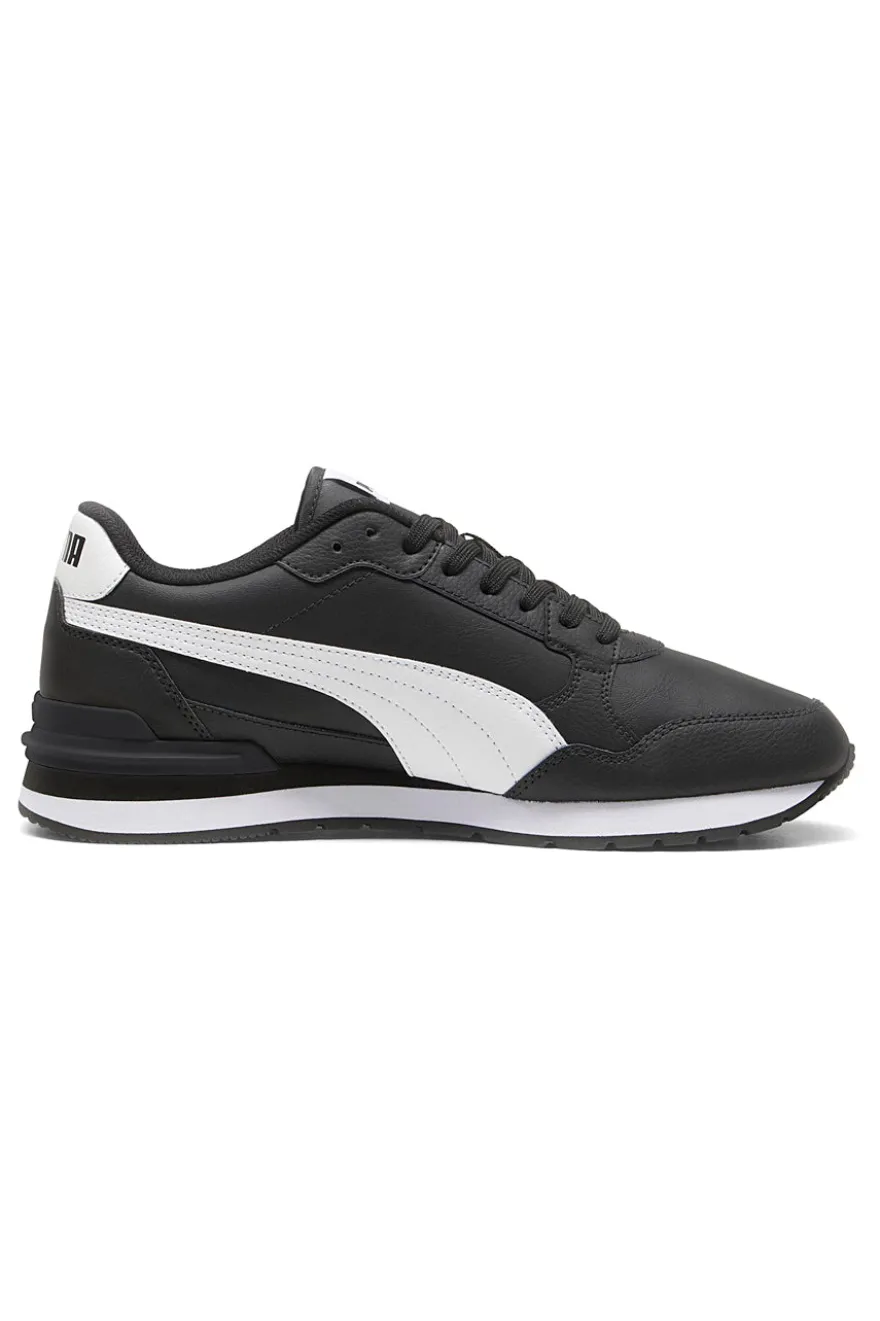 Sneakers Nere con Tomaia in Pelle PUMA ST Runner v4 L
