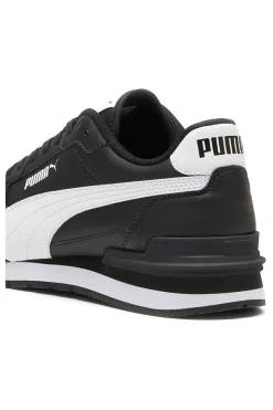 Sneakers Nere con Tomaia in Pelle PUMA ST Runner v4 L