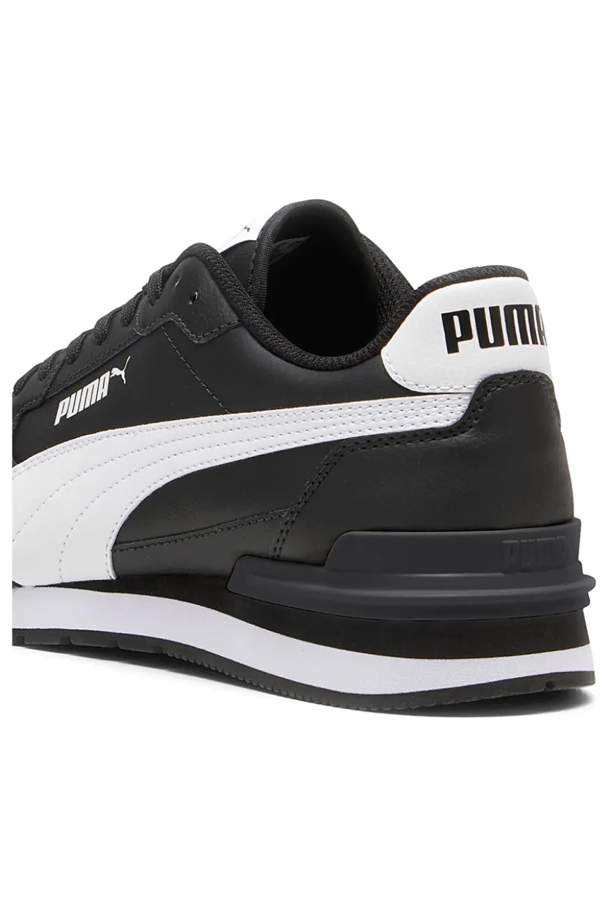 Sneakers Nere con Tomaia in Pelle PUMA ST Runner v4 L