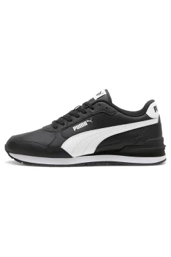 Sneakers Nere con Tomaia in Pelle PUMA ST Runner v4 L