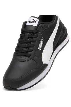 Sneakers Nere con Tomaia in Pelle PUMA ST Runner v4 L