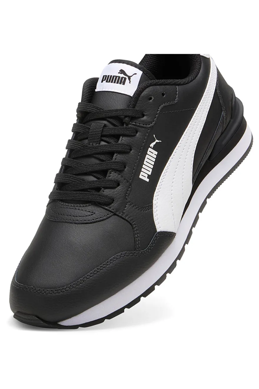 Sneakers Nere con Tomaia in Pelle PUMA ST Runner v4 L