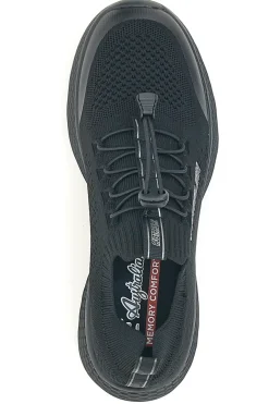 Sneakers Nere Con Tomaia in Mesh e Effetto Memory AUSTRALIAN AU25M107