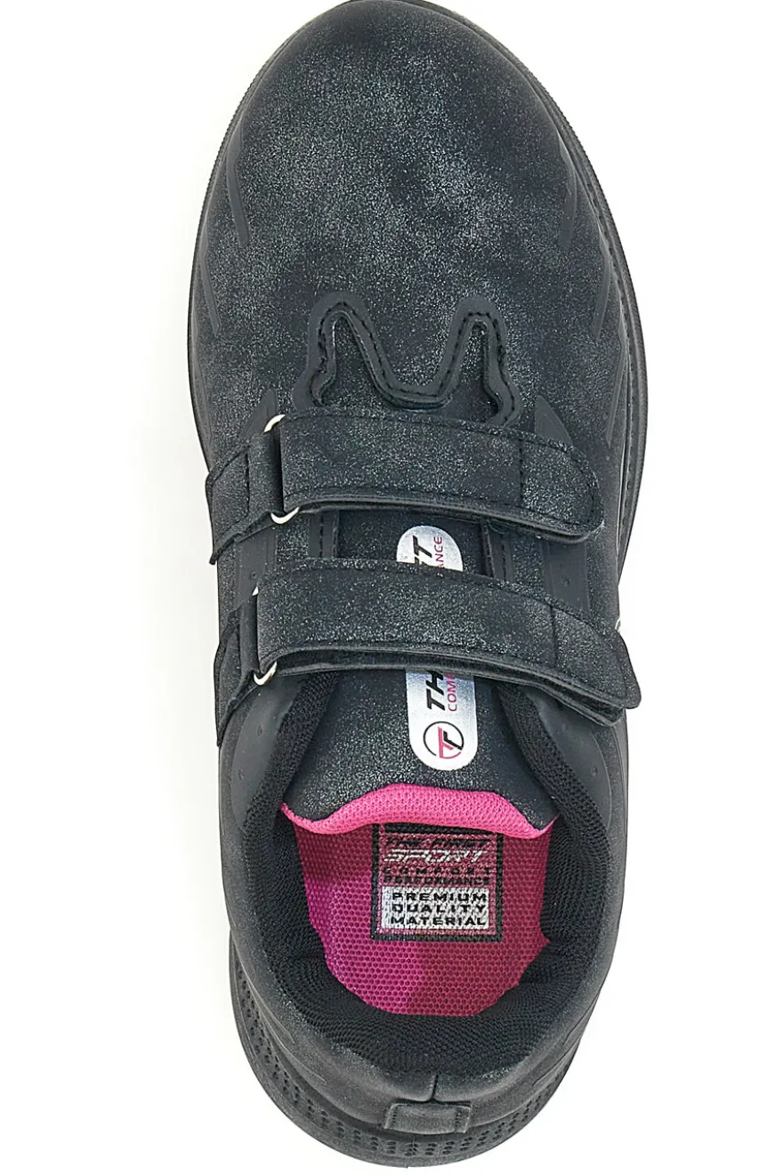 Sneakers Nere con Velcro The First 325305