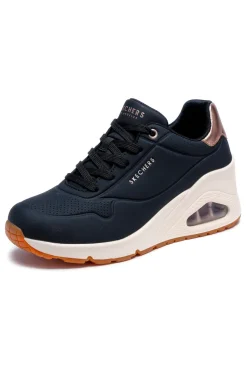 Sneakers nere con zeppa e dettagli metallici Skechers UNO Wedge Hi Steps