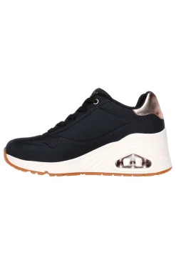 Sneakers nere con zeppa e dettagli metallici Skechers UNO Wedge Hi Steps