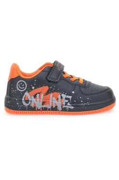 Sneakers Nere e Arancioni Sevenoaks 2308