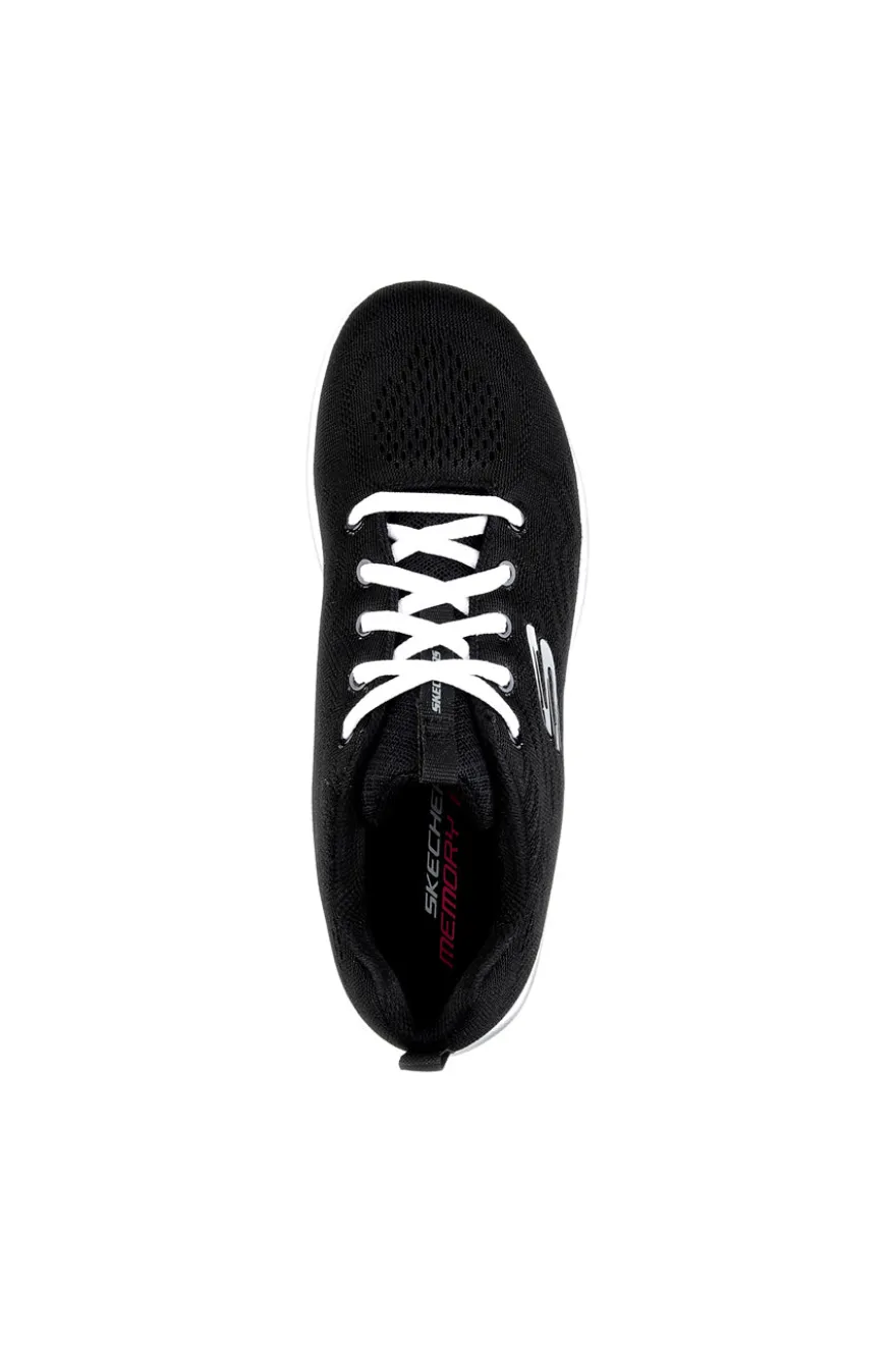 Sneakers Nere e Bianche Con Pianta Larga Skechers Graceful Get Connected