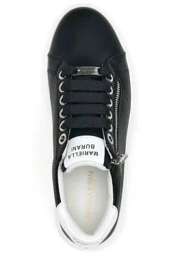 Sneakers Nere e Bianche con Cerniera Mariella Burani 51011