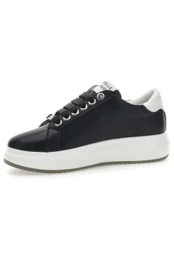 Sneakers Nere e Bianche con Cerniera Mariella Burani 51011