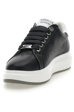 Sneakers Nere e Bianche con Cerniera Mariella Burani 51011