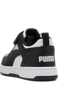 Sneakers nere e bianche con strappo Puma Rebound V6 Lo AC+ PS