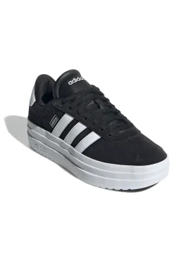 Sneakers Nere e Bianche Con Flatform Adidas VL Court Bold