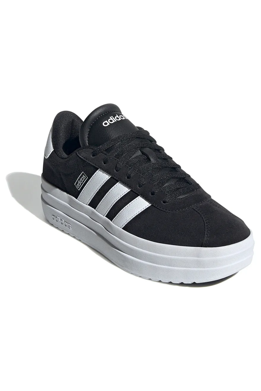 Sneakers Nere e Bianche Con Flatform Adidas VL Court Bold