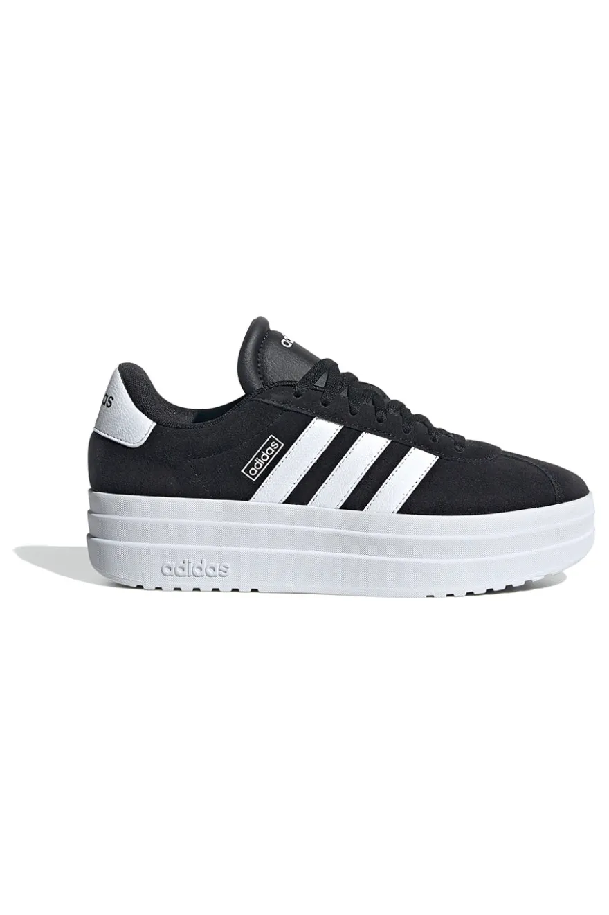 Sneakers Nere e Bianche Con Flatform Adidas VL Court Bold