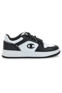 Sneakers nere e bianche con logo laterale Champion RD18 2.0 Low B GS