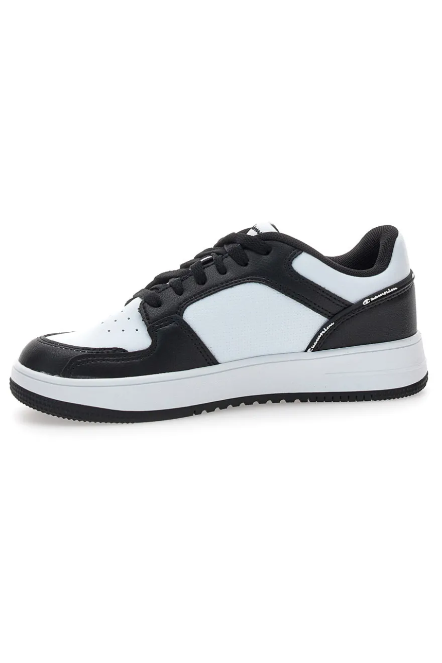 Sneakers nere e bianche con logo laterale Champion RD18 2.0 Low B GS