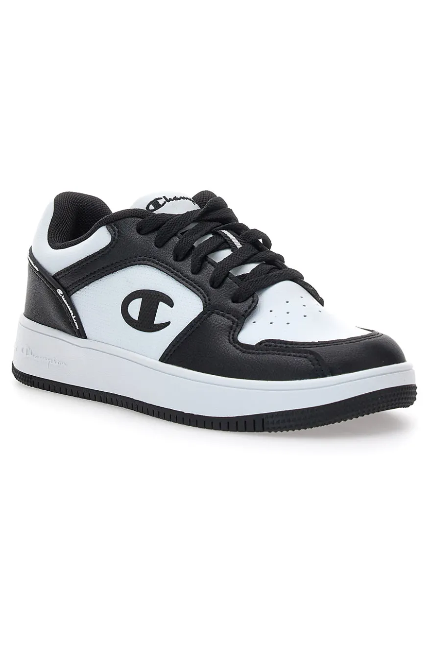 Sneakers nere e bianche con logo laterale Champion RD18 2.0 Low B GS