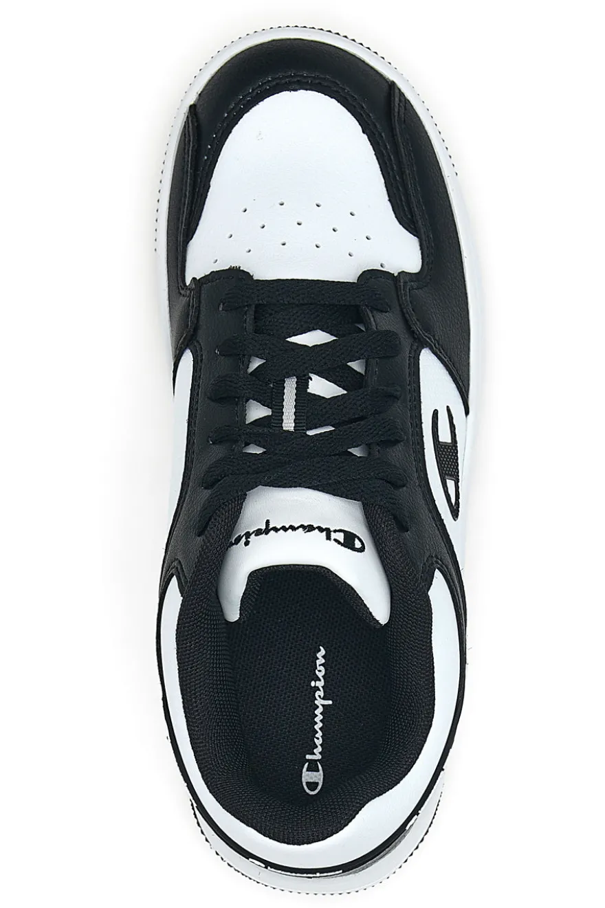 Sneakers nere e bianche con logo laterale Champion RD18 2.0 Low B GS