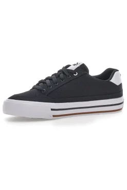 Sneakers Nere e Bianche In Tela Puma Court Classic Vulc Fs