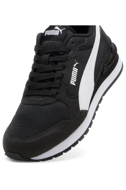 Sneakers nere e bianche in mesh Puma ST Runner v4 Mesh Jr