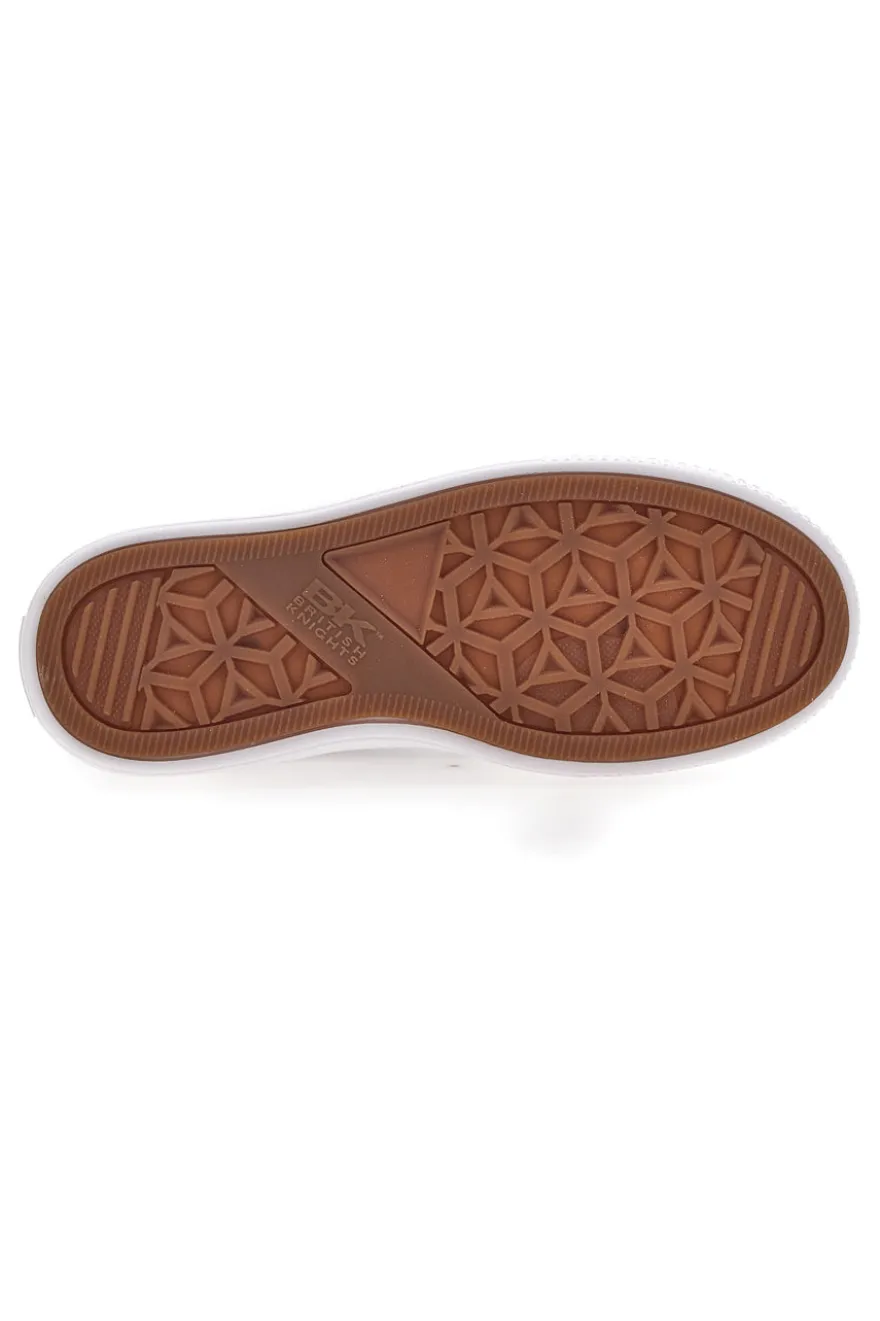 Sneakers Nere e Bianche In Tela Con Platform British Knights Kaya Flow Low