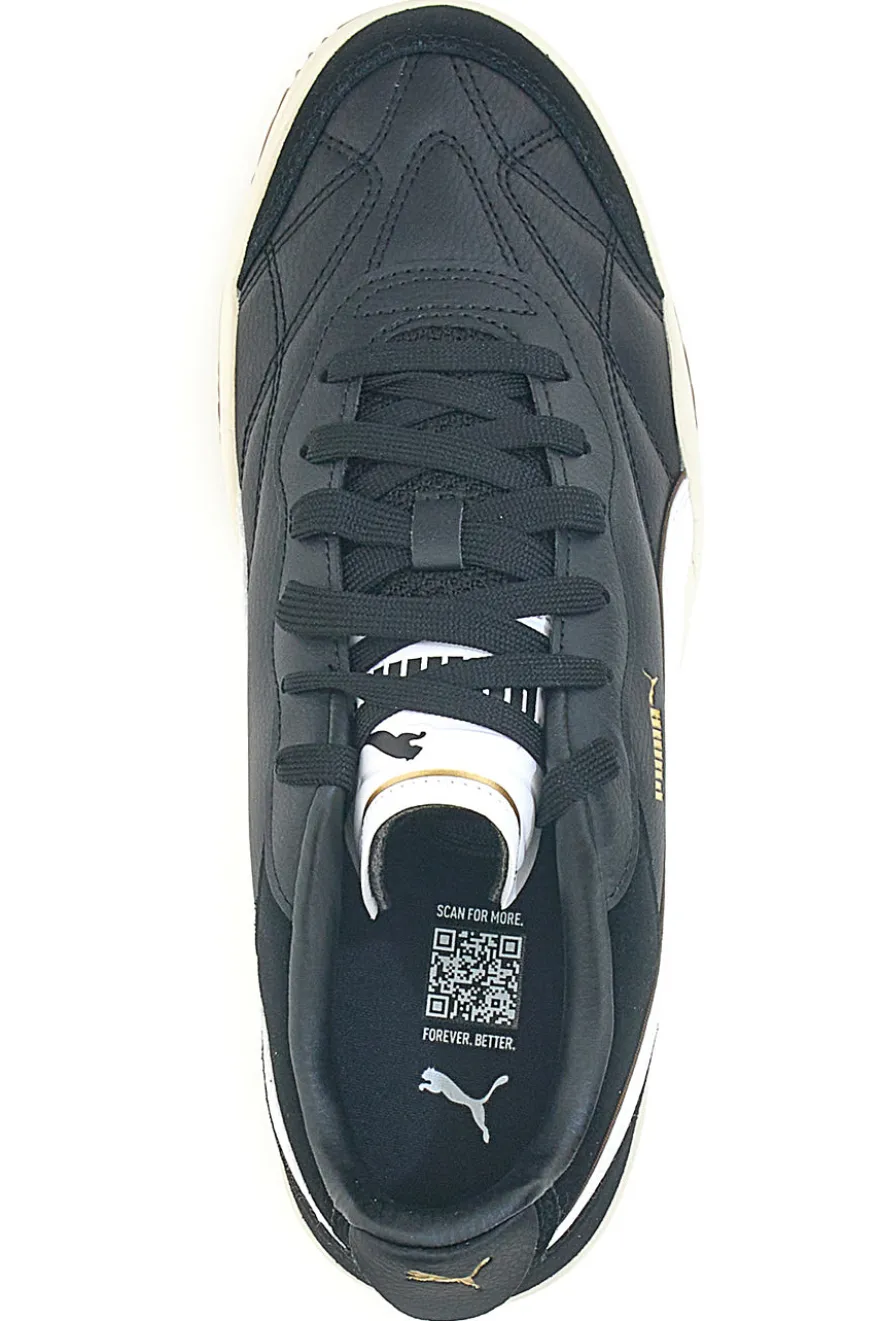 Sneakers nere e bianche suola marrone Puma Tifosi SD