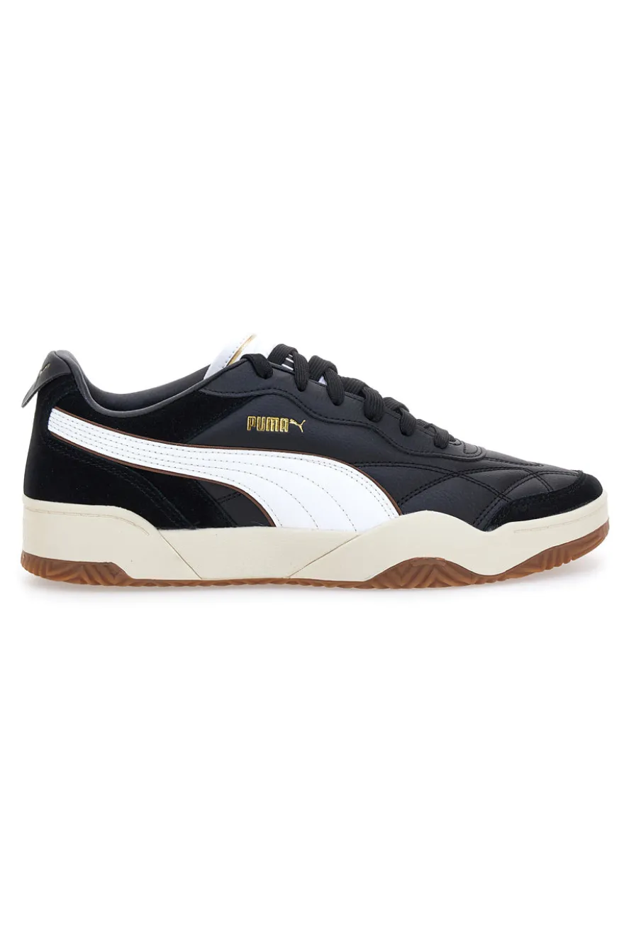 Sneakers nere e bianche suola marrone Puma Tifosi SD