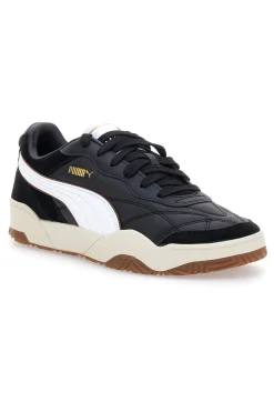 Sneakers nere e bianche suola marrone Puma Tifosi SD