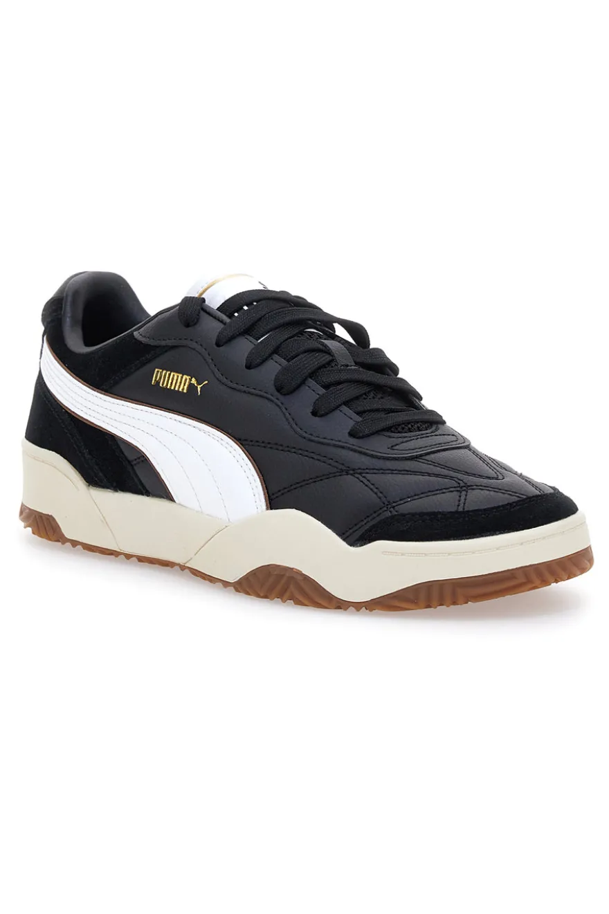 Sneakers nere e bianche suola marrone Puma Tifosi SD