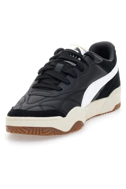 Sneakers nere e bianche suola marrone Puma Tifosi SD