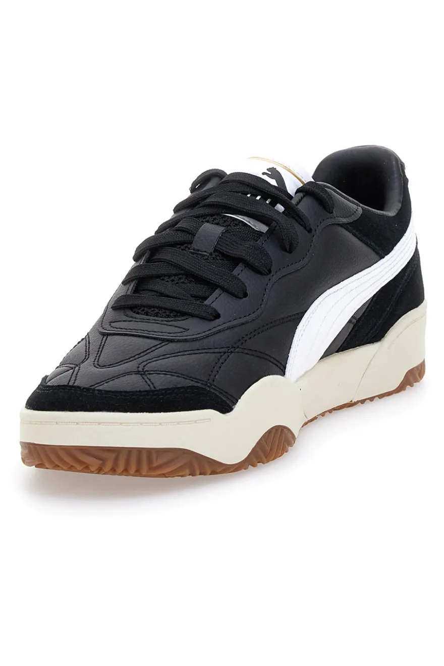 Sneakers nere e bianche suola marrone Puma Tifosi SD