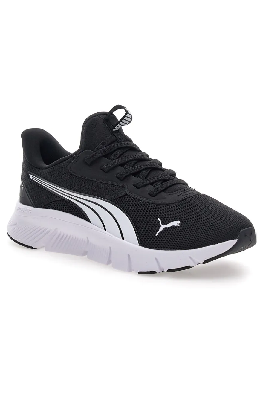 Sneakers nere e bianche slip on in mesh Puma Flexfocus Lite SLIPTECH Jr