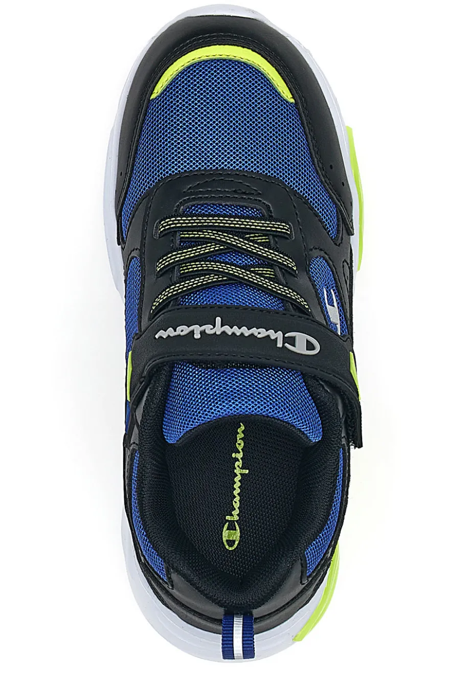 Sneakers Nere e Blu Con Luci Champion Wave B PS