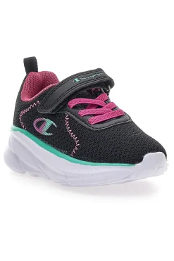 Sneakers nere e fuxia con strappo Champion HRO J G TD