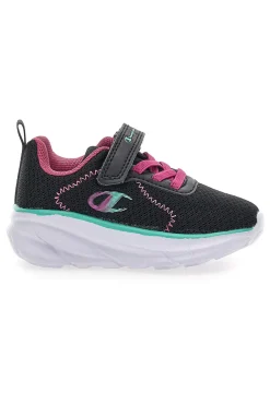 Sneakers nere e fuxia con strappo Champion HRO J G TD
