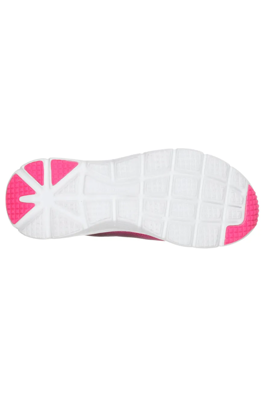 Sneakers Nere e Fuxia Skechers Fashion Fit - Build Up