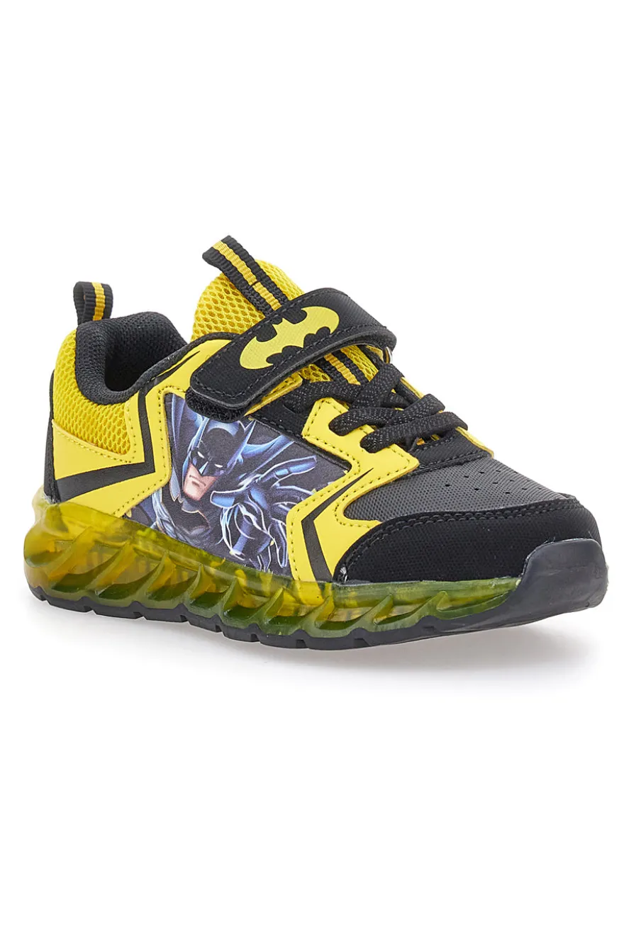 Sneakers nere e gialle con luci Batman W1020212S10