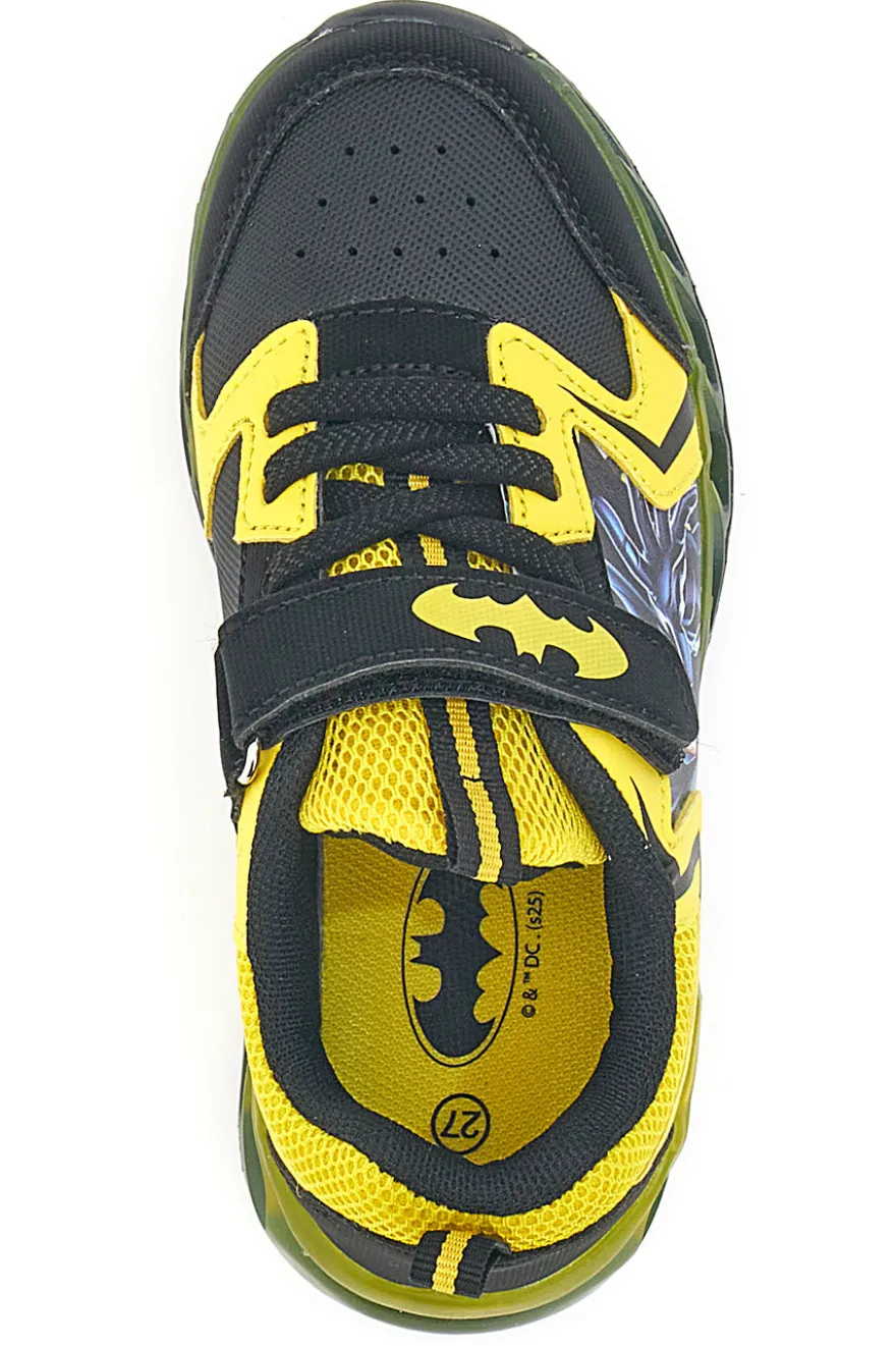Sneakers nere e gialle con luci Batman W1020212S10