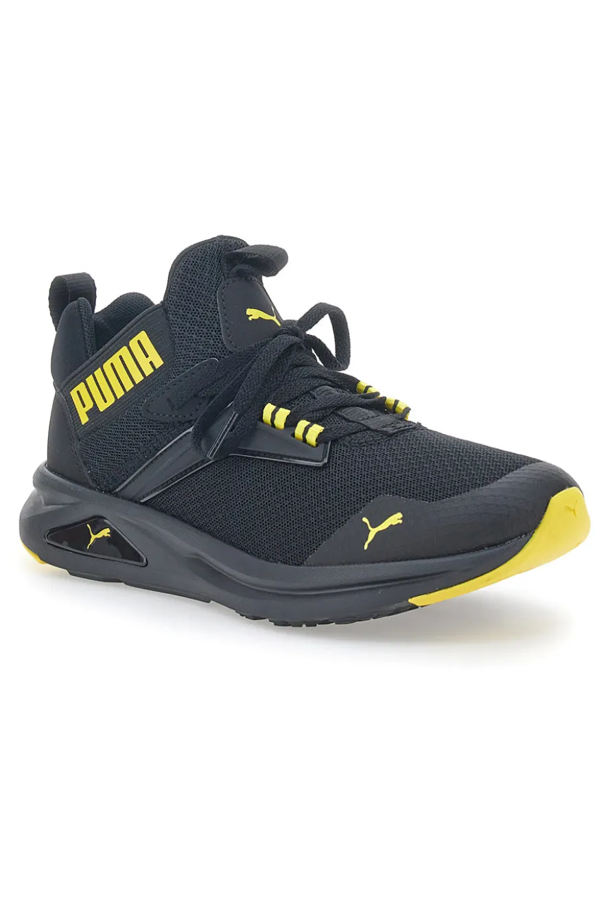 Sneakers Nere e Gialle Puma Enzo 2 Refresh JR