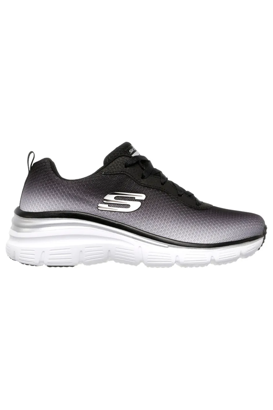 Sneakers Nere e Grigie Skechers Fashion Fit - Build Up
