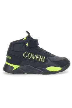 Sneakers Nere e Lime Coveri Adams