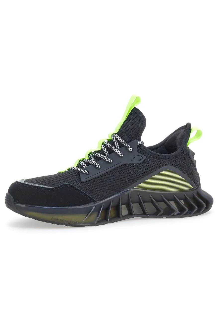 Sneakers Nere e Lime Max Dillan 01