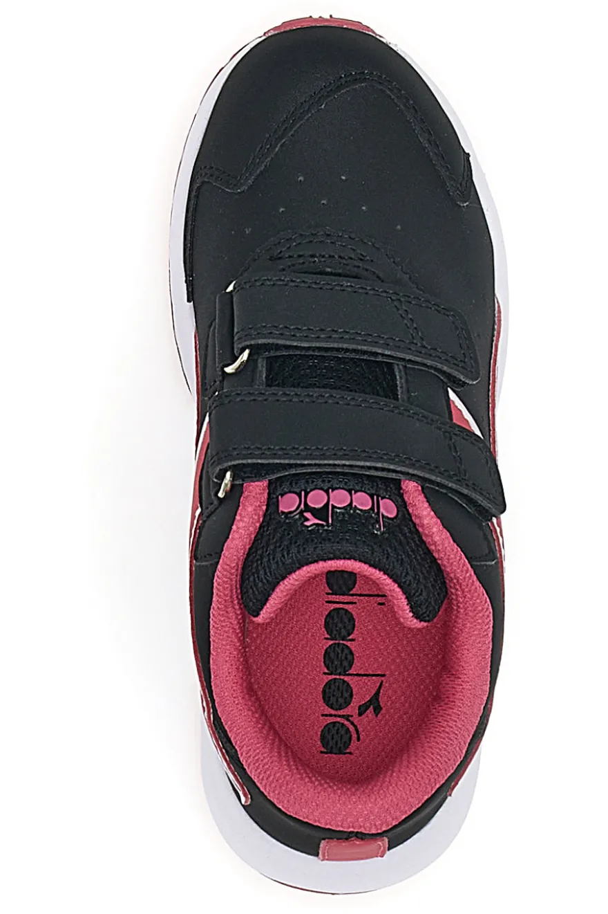 Sneakers Nere e Rosa Con Strappi In Velcro DIADORA FALCON 4 SL JR V